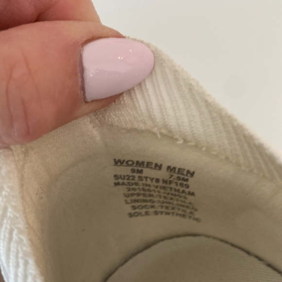 New Madewell “Field Knit” White Sneakers. - Picture 5 of 6